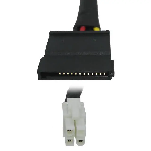 Alt view image 4 of 6 - (3-Pack SATA Power Cable for Lenovo Motherboard, ATX 4 Pin to SATA Hard Drive HDD Power Adapter Extension 12-inch(30cm)