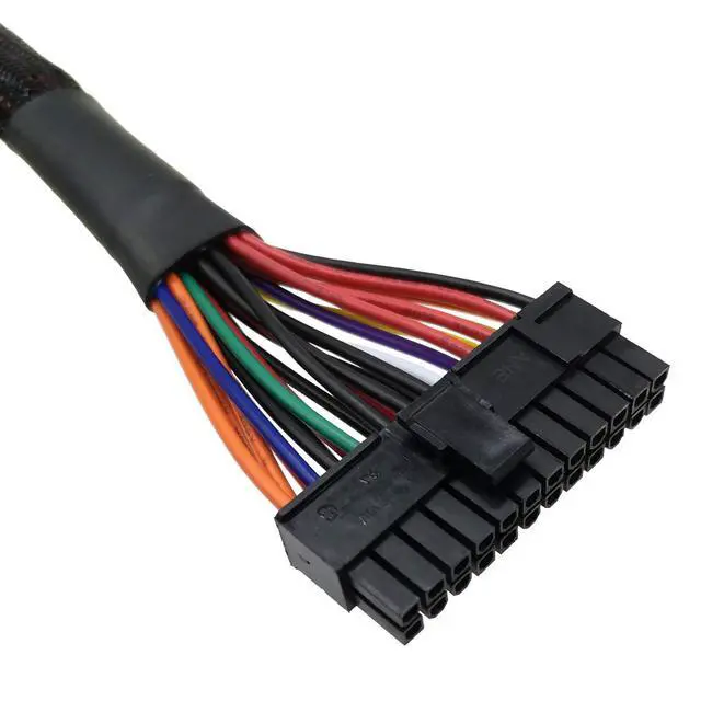 Alt view image 2 of 7 - 24 Pin ATX Cable for Corsair AX Series and Seasonic PSUs, 18 Pin + 10 Pin to 24 Pin ATX PSU Power Adapter Sleeved 24.8-inch(63cm)