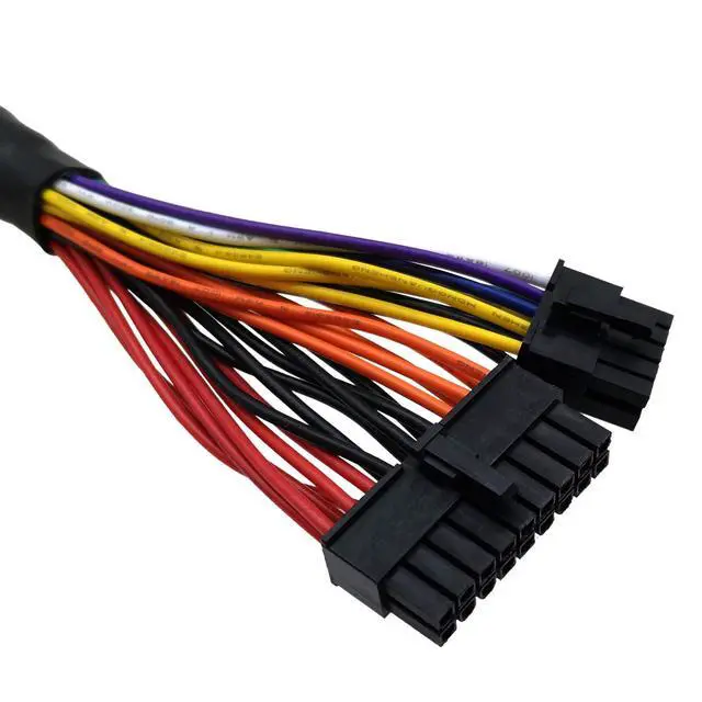 Alt view image 3 of 7 - 24 Pin ATX Cable for Corsair AX Series and Seasonic PSUs, 18 Pin + 10 Pin to 24 Pin ATX PSU Power Adapter Sleeved 24.8-inch(63cm)