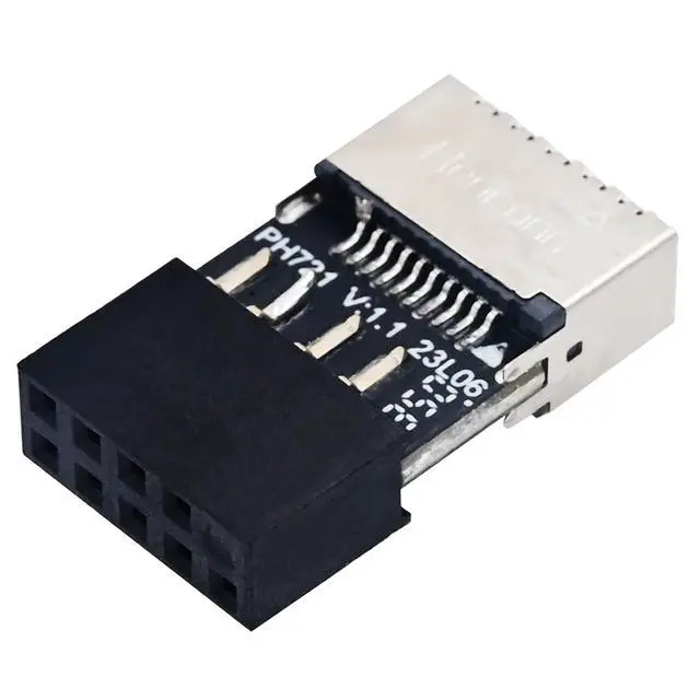 Alt view image 6 of 7 - USB 3.0 Header Splitter Extension USB 2.0 to USB 3.2 Adapter