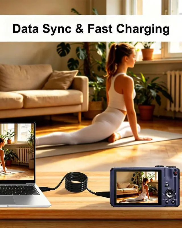 Alt view image 4 of 7 - VMC-MD3 Replacement USB Data & Charger Cable for Sony Cameras