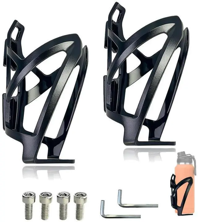 Main image of 2Pcs Bike Water Bottle Cage, Black