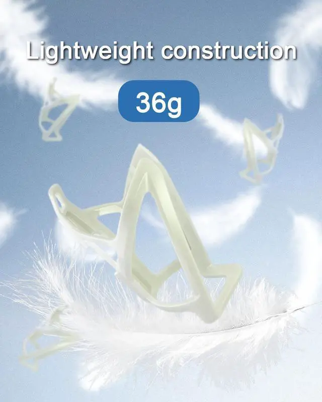 Alt view image 7 of 7 - 2Pcs Bike Water Bottle Cage, White