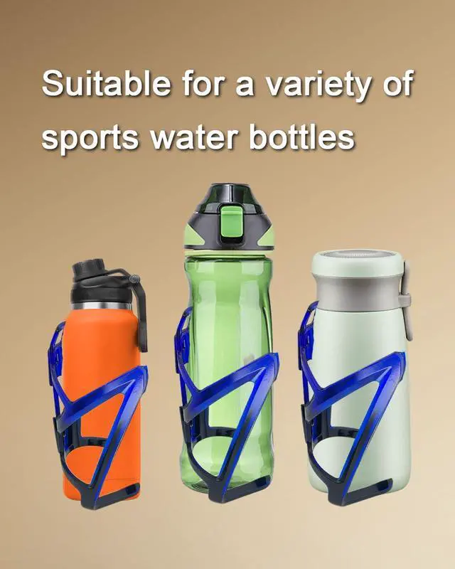 Alt view image 5 of 7 - 2Pcs Bike Water Bottle Cage, Blue-Black Gradient