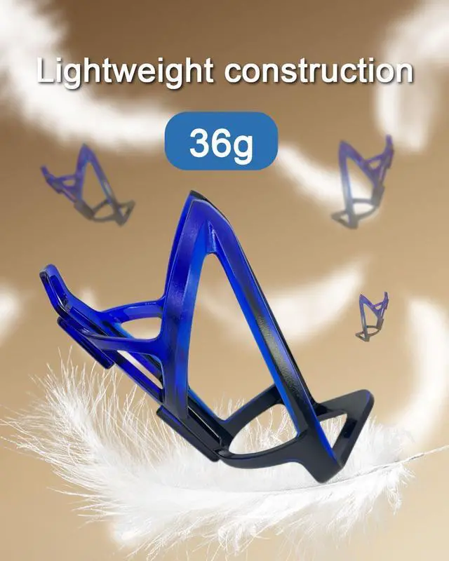 Alt view image 7 of 7 - 2Pcs Bike Water Bottle Cage, Blue-Black Gradient