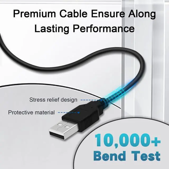 Alt view image 5 of 7 - 5 in 1 USB Charger Cable for Nintendo 3DS, DS Charger, Compatible Nintendo DS Lite, New 3DS (XL/LL), New 3DS, 2DS, DSi XL, NDS, Wii U Gamepad, GBA SP, PSP 1000 2000 3000