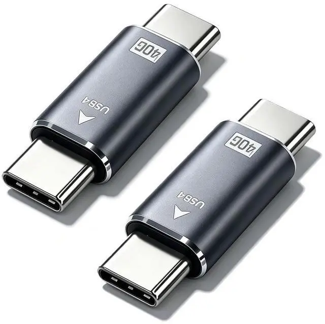 Main image of 40Gbps 8K USB-C Male to Male Extension Coupler 2 Pack