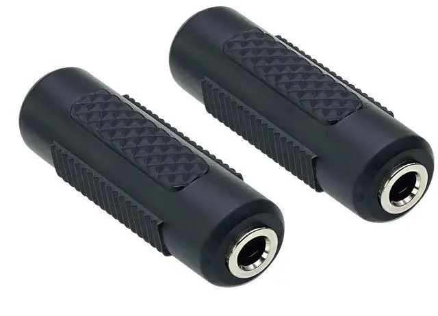 Main image of 2-Pack 1/8" Stereo Female to 1/8" Stereo Female Couplers