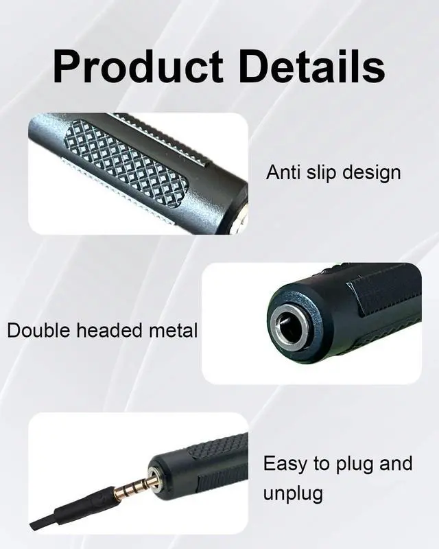 Alt view image 6 of 7 - 2-Pack 1/8" Stereo Female to 1/8" Stereo Female Couplers