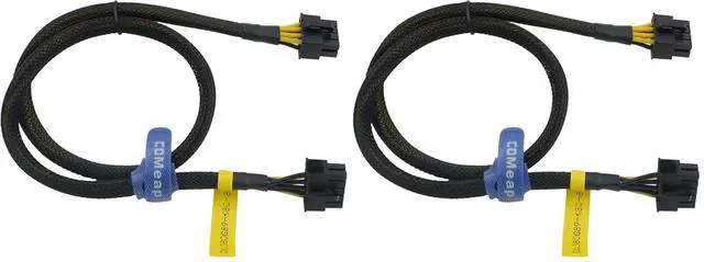 Main image of GPU Power Cable for HP DL580 DL585 DL980 G7 Server, 10 Pin to CPU 8 Pin Power Adapter for Nvidia K80/M40/M60/P40 24.8-inch(63cm) (Pack of 2)