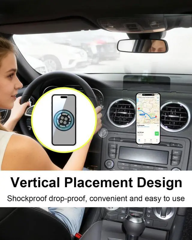 Alt view image 5 of 7 - Gravity Phone Holders for Round Air Vent