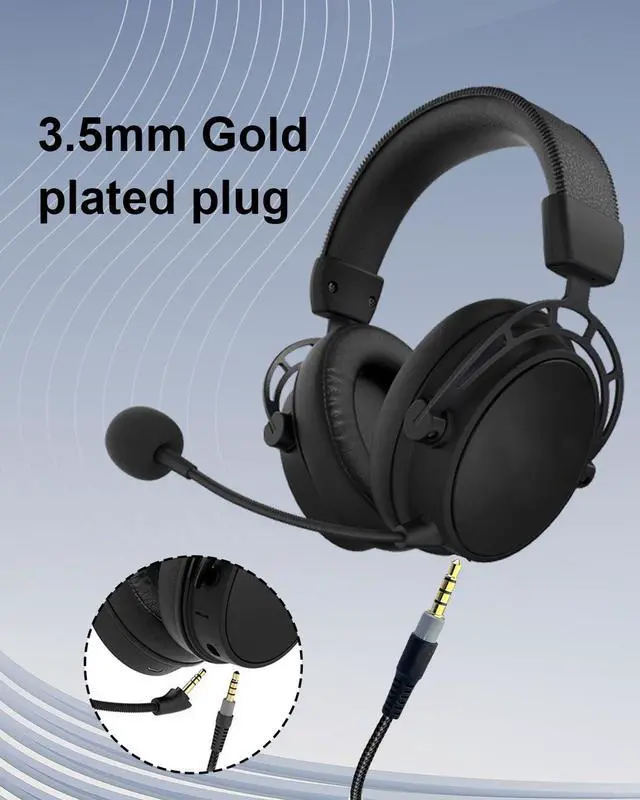 Alt view image 3 of 7 - Replacement Audio Cable for Kingston Hyperx Cloud Alpha