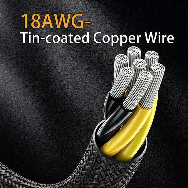 Alt view image 4 of 6 - (2-Pack) 8 Pin PCIe Splitter Cable, GPU VGA PCIe 8 Pin Female to Dual 6+2 Pin Male PCI Express Power Adapter Braided Extension 9 inches (23cm)