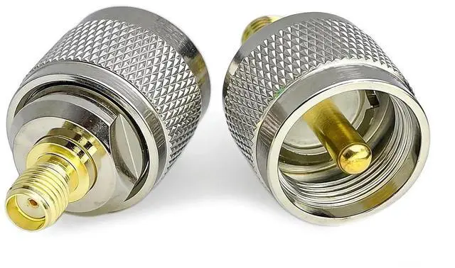 Main image of 2PCS RF coaxial Coax SMA Female to UHF Male PL-259 Adapter