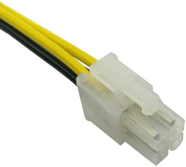 Alt view image 2 of 6 - (3-Pack) 4 Pin Molex Connector, LP4 Molex to ATX 4 Pin Connector Auxiliary Power Adapter Cable 9.5-inch (24cm)