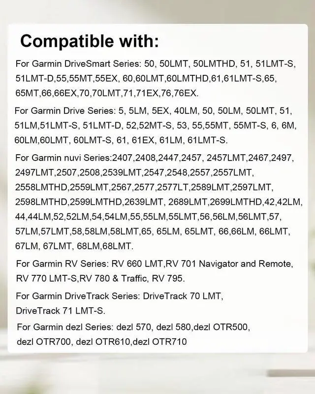 Alt view image 2 of 7 - 2 Pack GPS Replacement Mount for Garmin Nuvi Navigator