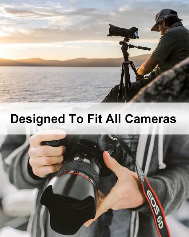 Alt view image 5 of 7 - 4Pcs Stainless Steel D Ring Screw Adapter, 1/4"-20 Camera D Ring Screw with Rubber Padded for Tripod Camera Shoulder Straps, Selfie Sticks, Gimbals, Black