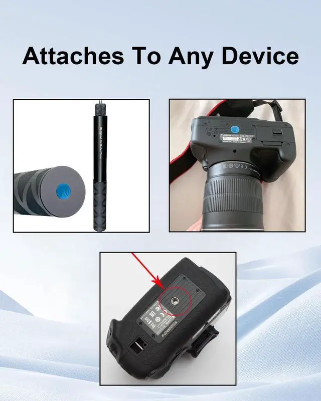 Alt view image 6 of 7 - 4Pcs Stainless Steel D Ring Screw Adapter, 1/4"-20 Camera D Ring Screw with Rubber Padded for Tripod Camera Shoulder Straps, Selfie Sticks, Gimbals, Black