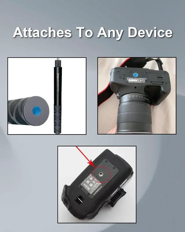 Alt view image 4 of 7 - 4-Pack 1/4"-20 D Ring Camera Screw Adapter, Silver