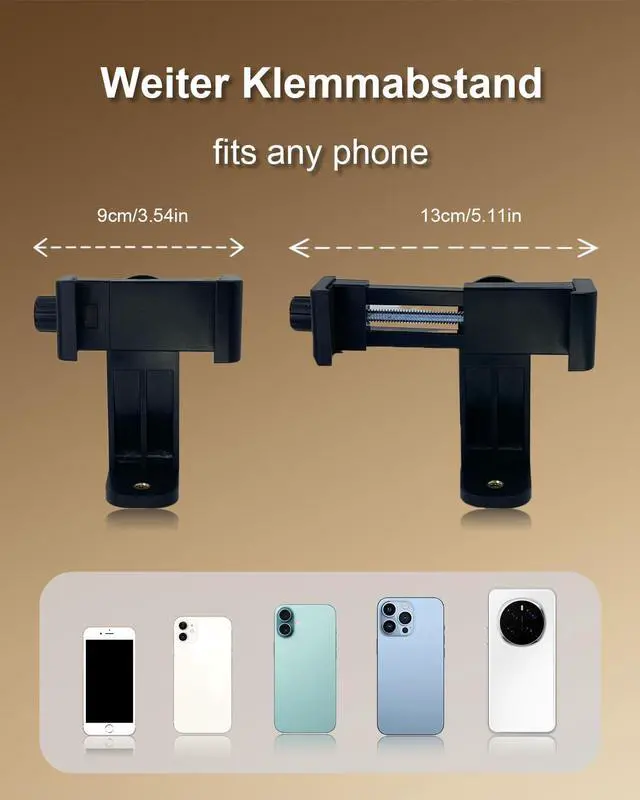 Alt view image 2 of 7 - Tripod Phone Mount, 360° Rotating Adjustable Phone Holder
