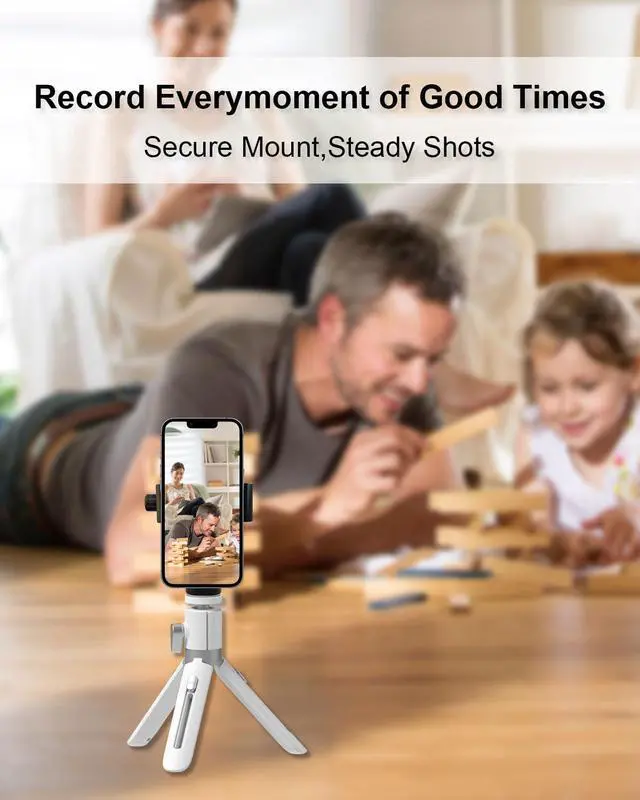 Alt view image 5 of 7 - Tripod Phone Mount, 360° Rotating Adjustable Phone Holder