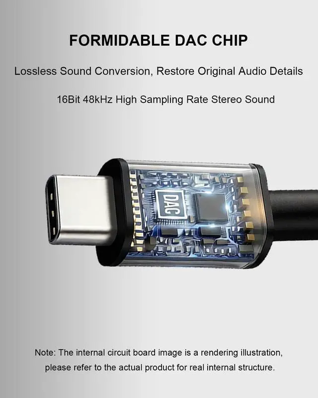 Alt view image 7 of 7 - USB C to Dual 1/4in Audio Cable, Type C to Dual 6.35mm TS, 3.3FT