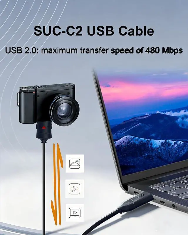 Alt view image 5 of 7 - SUC-C2 Camera USB Charging Cable Data for Samsung Camera