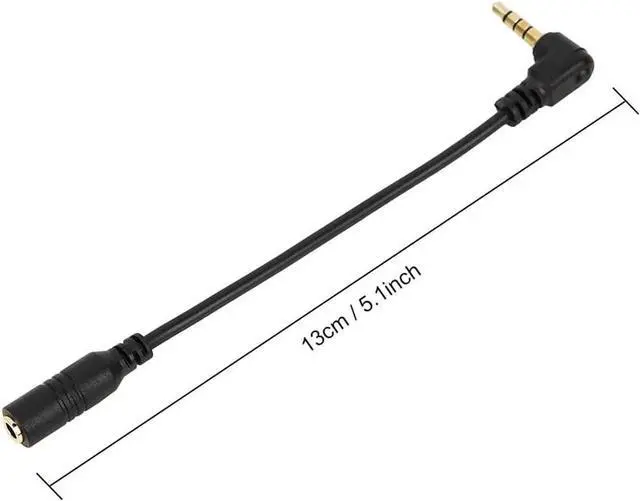 Alt view image 3 of 3 - 3.5mm Earphone Headphone Adapter Connector TRS to TRRS Converter Cable Line
