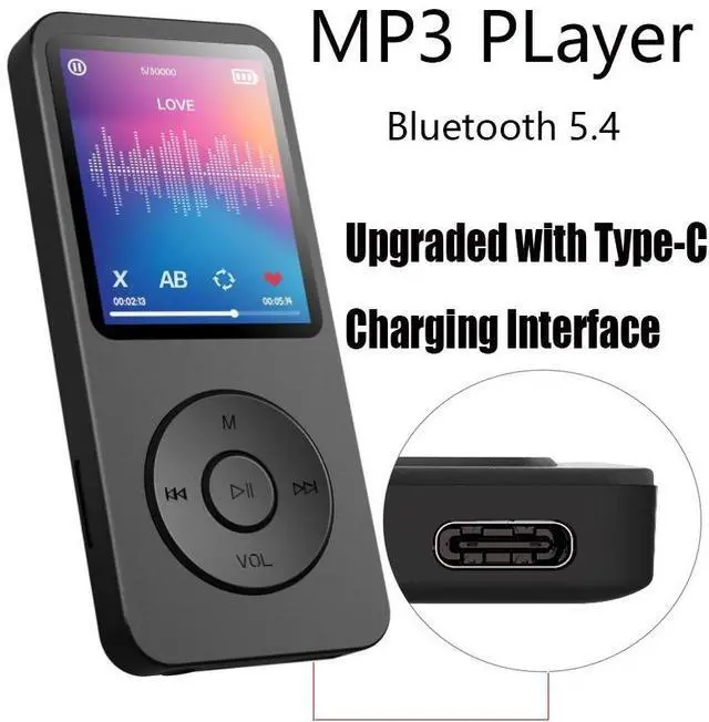 Main image of Factory Wholesale Bluetooth MP3/MP4 Player for Students, Portable Music Player, E-book Player with External Speaker