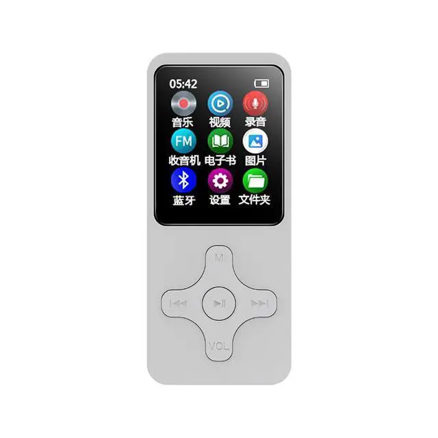 Alt view image 3 of 5 - MP3/MP4 Bluetooth personalized cross-shaped blue and white 64GB
