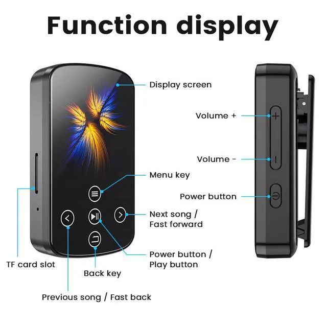 Alt view image 4 of 6 - MP3/MP4 Bluetooth music player, HIFI high- 8GB