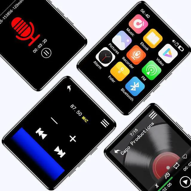 Alt view image 3 of 4 - MP3/MP4 Bluetooth music player, FM radio, 128GB