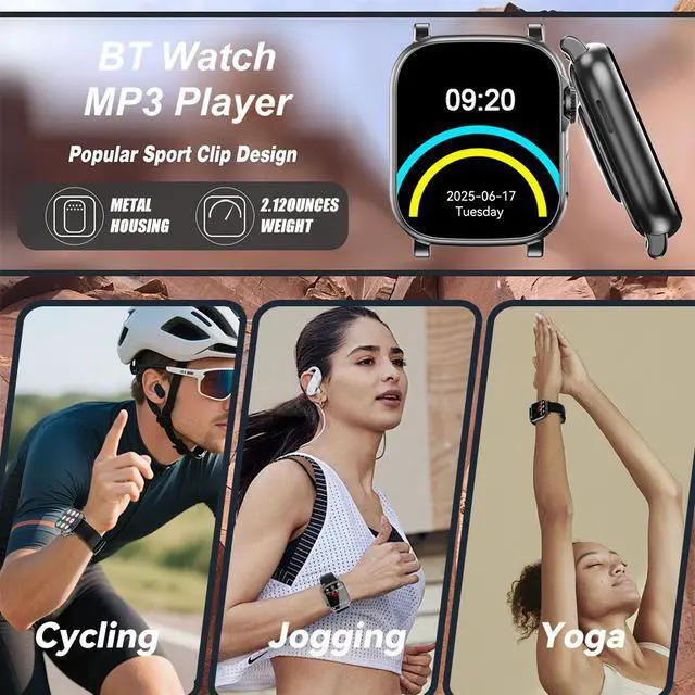 Alt view image 6 of 6 - MP3/MP4 Sports Watch MP3/MP4 Sports Watch