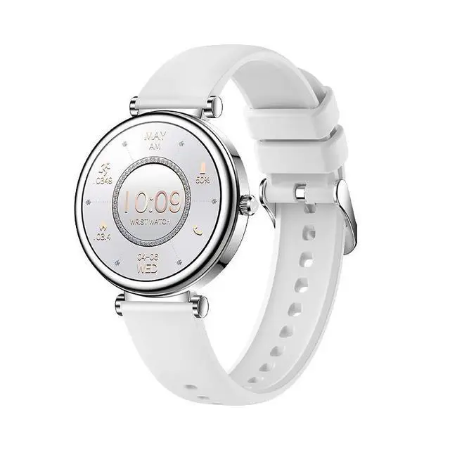 Alt view image 3 of 4 - The new i109 e-commerce smartwatch features Bluetooth pink