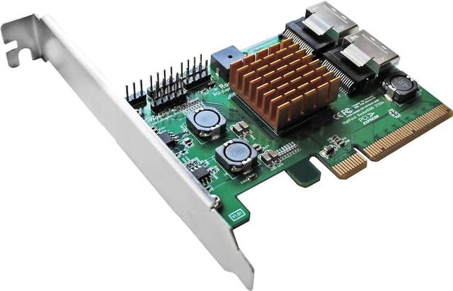 Alt view image 2 of 2 - High Point Highpoint RocketRAID 2720A 8-6GB/s SAS Port Raid HBA