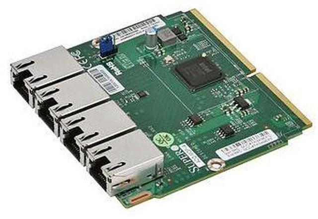 Main image of AOC-MGP-I4M 4-Port Gigabit Ethernet Controller Card - Super I/O Module (SIOM) Form Factor