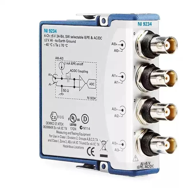 Main image of NI 9234 C Series Sound and Vibration Input Module 779680-01 4-channel