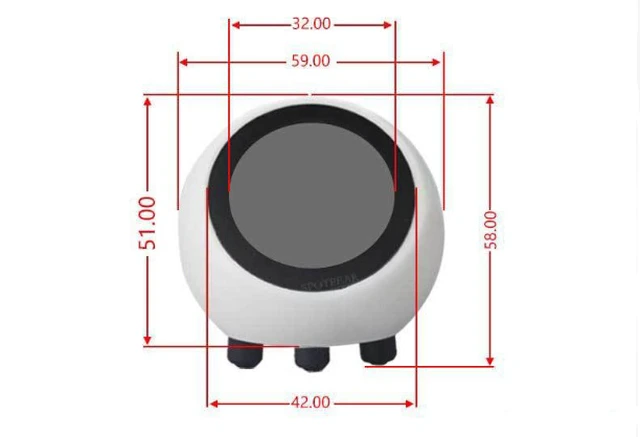 Alt view image 4 of 4 - Five-generation Xiaozhi AI voice chatbot ESP32-S3 development board with 1.28-inch LCD N16R8--With touch screen and battery