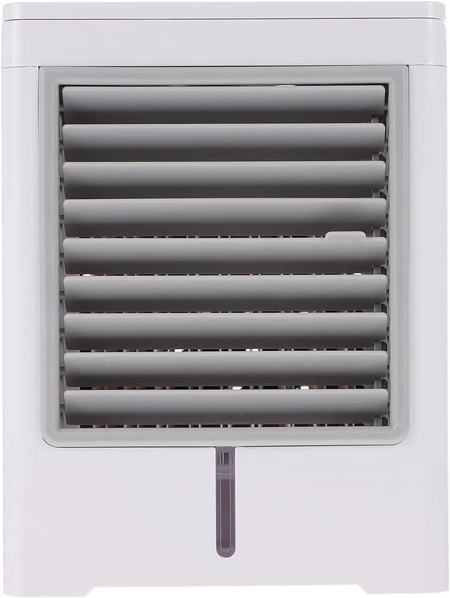 Main image of NUOBESTY Mini USB Desktop Air Cooler Fan, Portable 470ml Water Tank, White