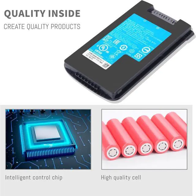 Alt view image 5 of 7 - BT-000442 Battery for Zebra Symbol TC5301 TC78 TC53 TC58 TC73 Series BTRY-NGTC5TC7-44MA-01 Scanner New Li-ion Battery Replacement 3.85V 4680mAh 18.01Wh