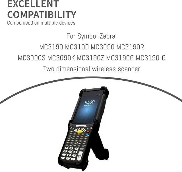Alt view image 3 of 7 - 82-127909-02 Replacement Battery for Symbol Zebra MC3190 MC3100 MC3090 MC3190R MC3090S MC3090K MC3190Z MC3190G MC3190-G BTRY-31KAB02 BTRY-MC3XKABOE 82-127909-01 Scanner Battery 3.7V 4800mAh/17.8Wh