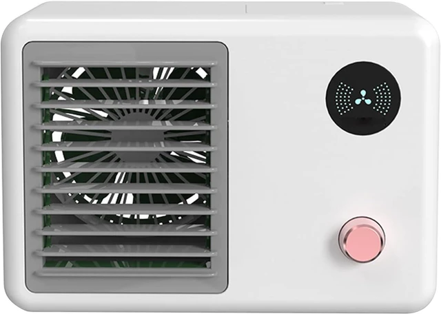 Main image of aqxreight USB Desktop Cooler with Misting Humidifier 400ml 3 Speed Adjustable Quiet Fan for Desk Cooling