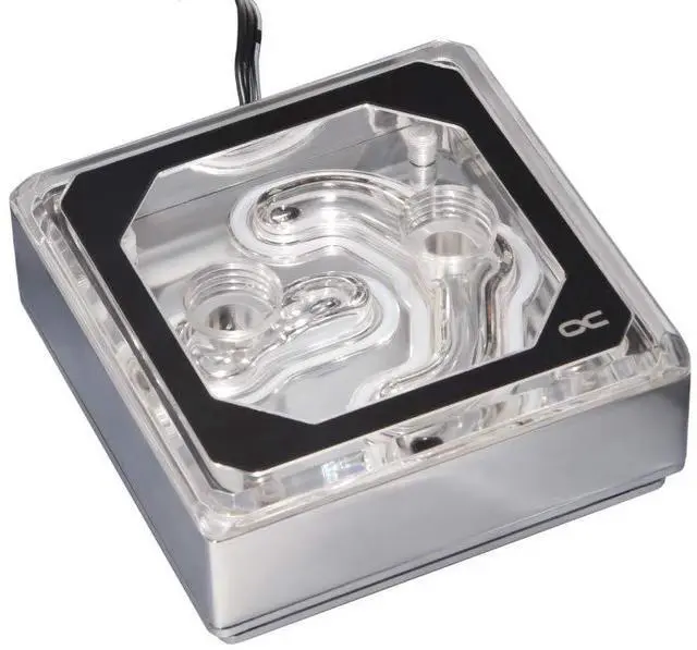 Alt view image 2 of 5 - Alphacool Eisblock XPX Aurora Edge CPU Water Block, Digital RGB, Chrome/Plexi