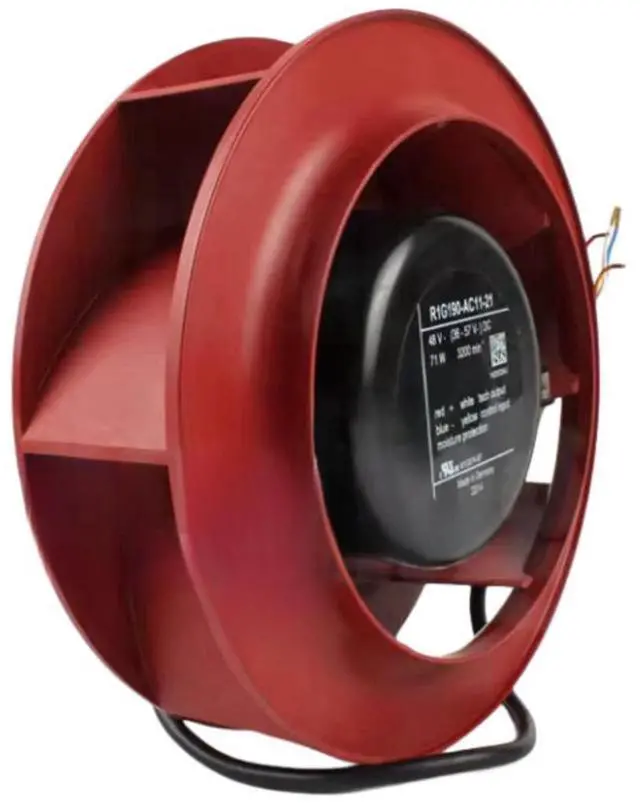 Alt view image 2 of 4 - for Turbo Centrifugal Fan 48V R1G190-AC11-21 71W 3200RPM M1G074-BF Cooling Fan