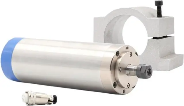 Alt view image 3 of 6 - 800w ER11 Water Cooling Computerized Numerical Control Motor & Aluminium 65mm Mount Bracket Milling Fixture for Computerized Numerical Control Milling Machine(220v)