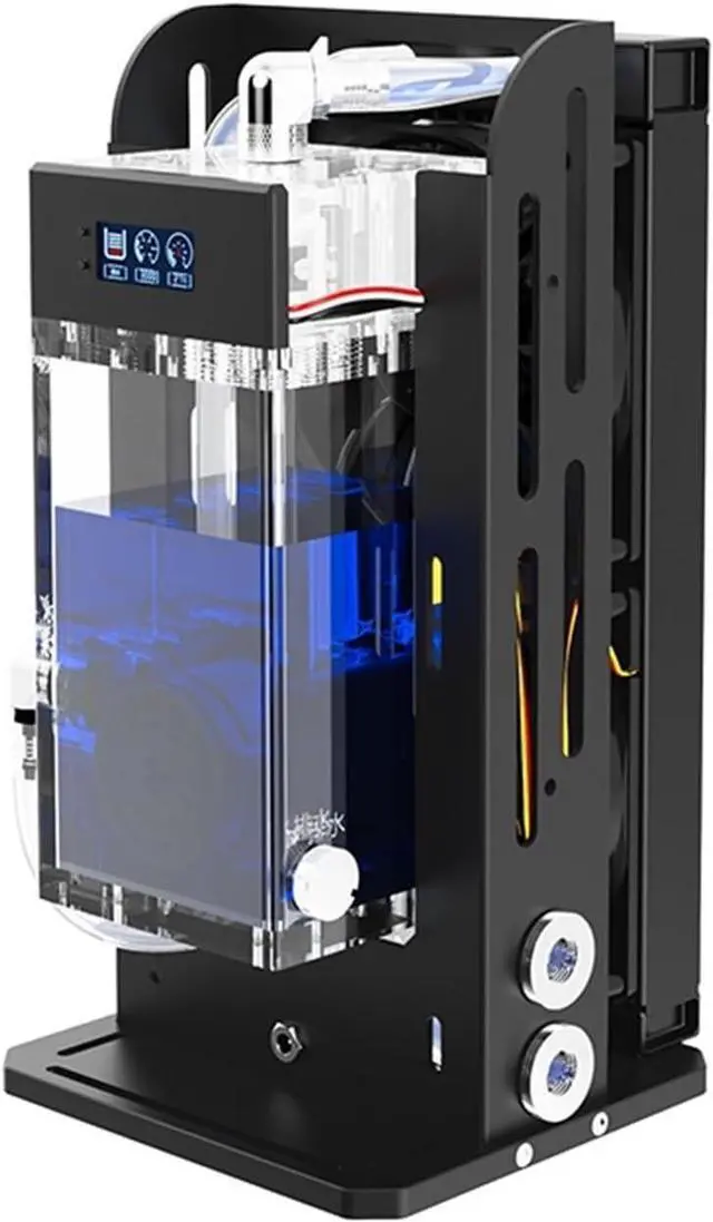 Alt view image 2 of 5 - Industrial Instrument Built-in Water Cooling Module Water Pump Tank Integrated 12V-24V AlarmSLMZ-LS-240S(With alarm,24V)