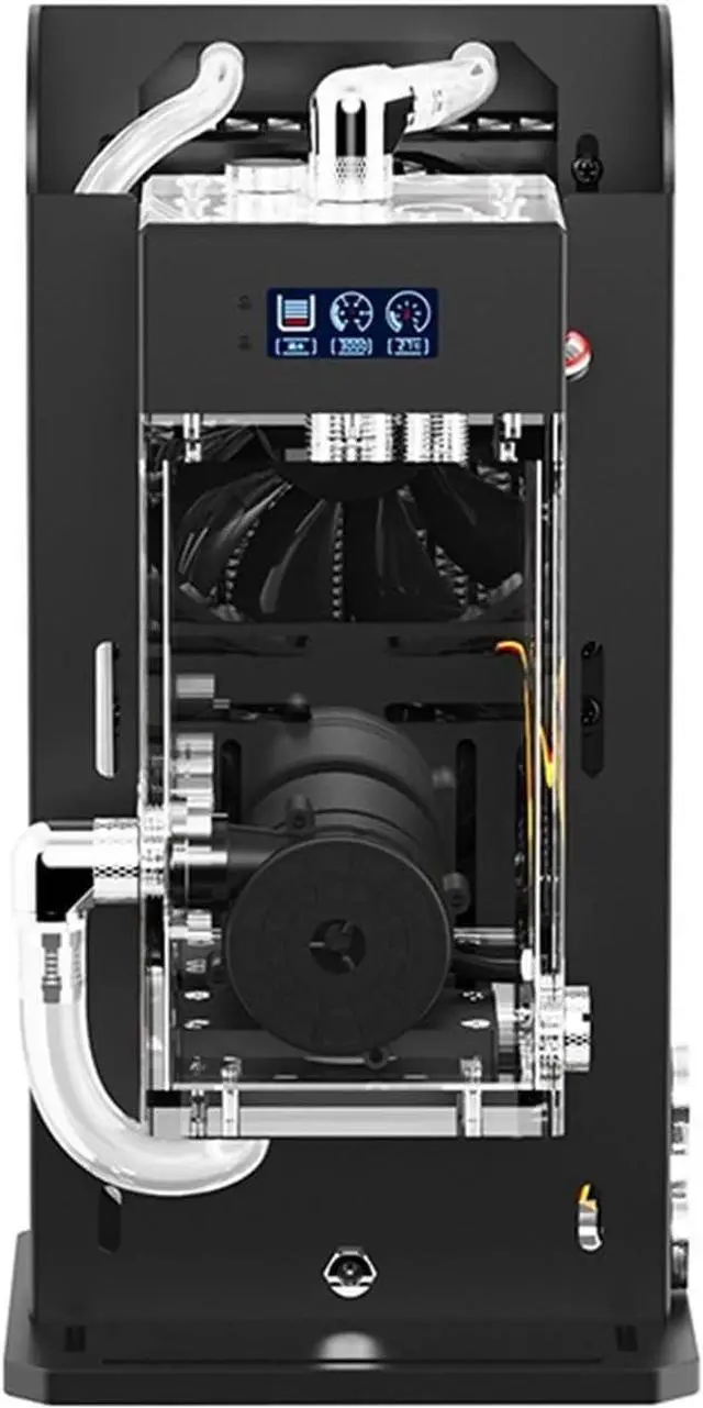 Alt view image 3 of 5 - Industrial Instrument Built-in Water Cooling Module Water Pump Tank Integrated 12V-24V AlarmSLMZ-LS-240S(With alarm,24V)