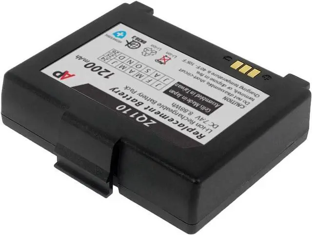 Alt view image 2 of 3 - Artisan Power Replacement Battery for Zebra ZQ110 Mobile Printer - Replaces P1070125-008