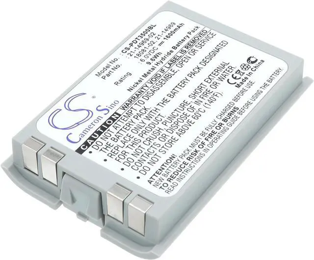 Main image of 1600mAh Replacement Battery for Symbol PDT3500, PDT3510, PDT3540, 18081-02, 21-14969, 21-14969-02, 50-14000-011, 50-14000-059, 58513-00-00, 58514-00-00, 61783-00-00