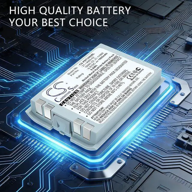 Alt view image 2 of 6 - 1600mAh Replacement Battery for Symbol PDT3500, PDT3510, PDT3540, 18081-02, 21-14969, 21-14969-02, 50-14000-011, 50-14000-059, 58513-00-00, 58514-00-00, 61783-00-00